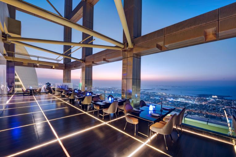 Highest View Lounge & Restaurant  Gevora Hotel Dubai Highest View Lounge & Restaurant  Gevora Hotel Dubai